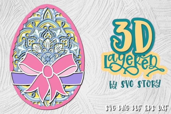 3D Layered Easter Egg Design SVG Review
