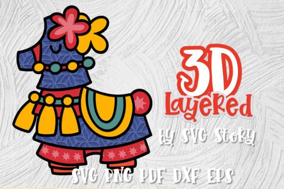 3D Piñata Layered Design: 3D SVG Shapes Review