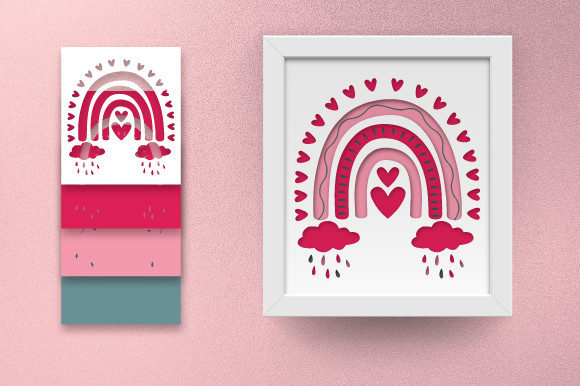 Boho Rainbow Shadow Box Design 3d: A Seller's Review