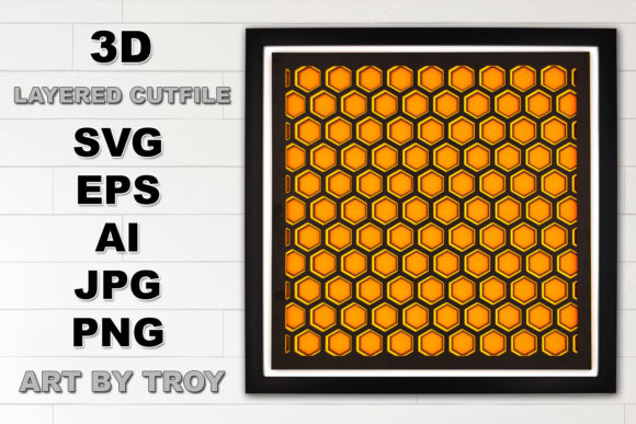 Large Honeycomb Beehive 3D Layered SVG Review