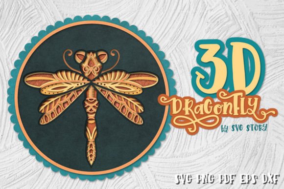 Layered Dragonfly 3D SVG Shapes Review