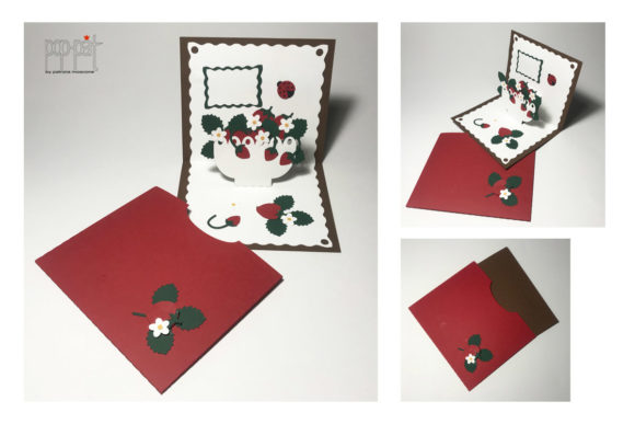 Strawberries Pop Up: 3D SVG Paper Flowers Review